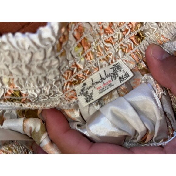 Free People Intimately Rule The World Pajama Romper In Brown Size Medium Women - Picture 7 of 10